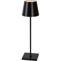 Lucide Justine Oppladbar Bordlampe 3000K IP54 Sort