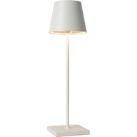 Lucide Justine Oppladbar Bordlampe 3000K IP54 Hvit