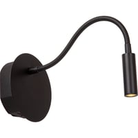 Lucide Jolijn oppladbar vegglampe � 11 cm 1x2W 3000K sort