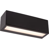 Lucide Sutton vegglampe dim solcelle + sensor 1x2W IP54 sort