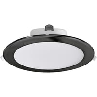 Acrux Downlight 195mm 26W hvit m/ avtagbar svart ring
