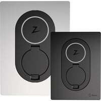 Zaptec Go Cloud White med ekstra deksel Asphalt Black