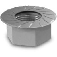 K2 Hexagon Flange nut with serration M8, 100 stk