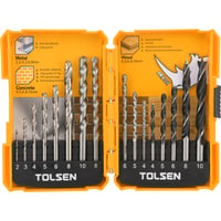 Tolsen Borsett for tre, st�l, tegl og betong 16 stk