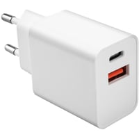 J&EL Ladestpsel USB-A + USB-C hvit