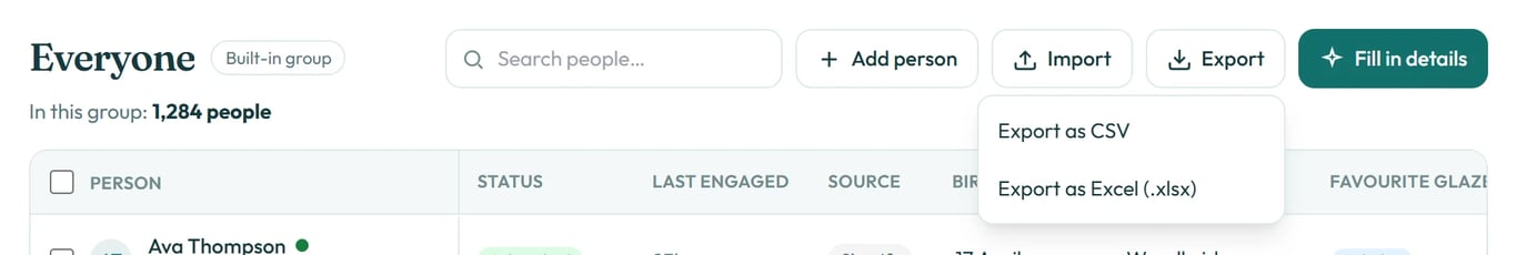 Export your list before closing your account if you want to keep a copy.