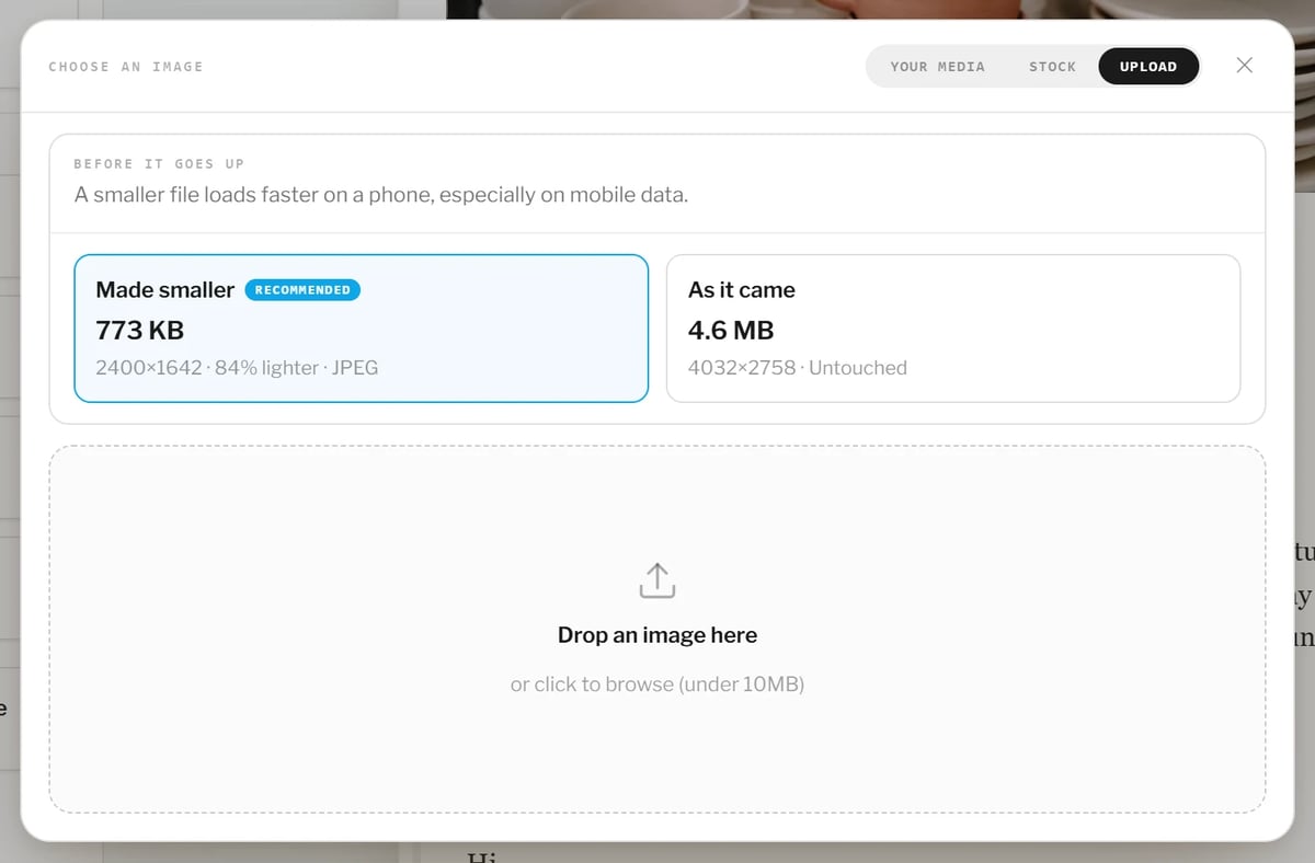A big photo is offered as a lighter copy.