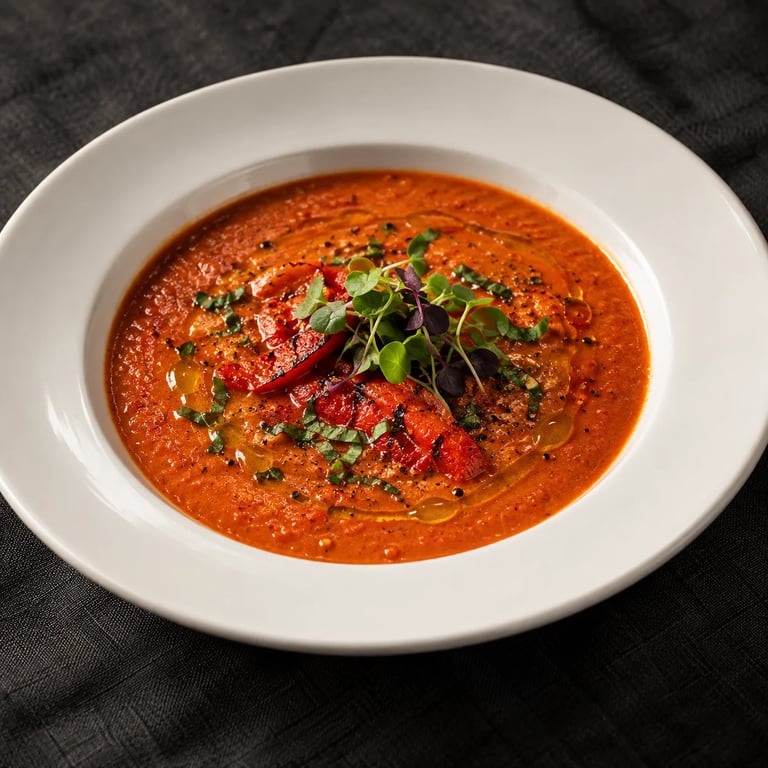 Tomato Pepper Bisque
