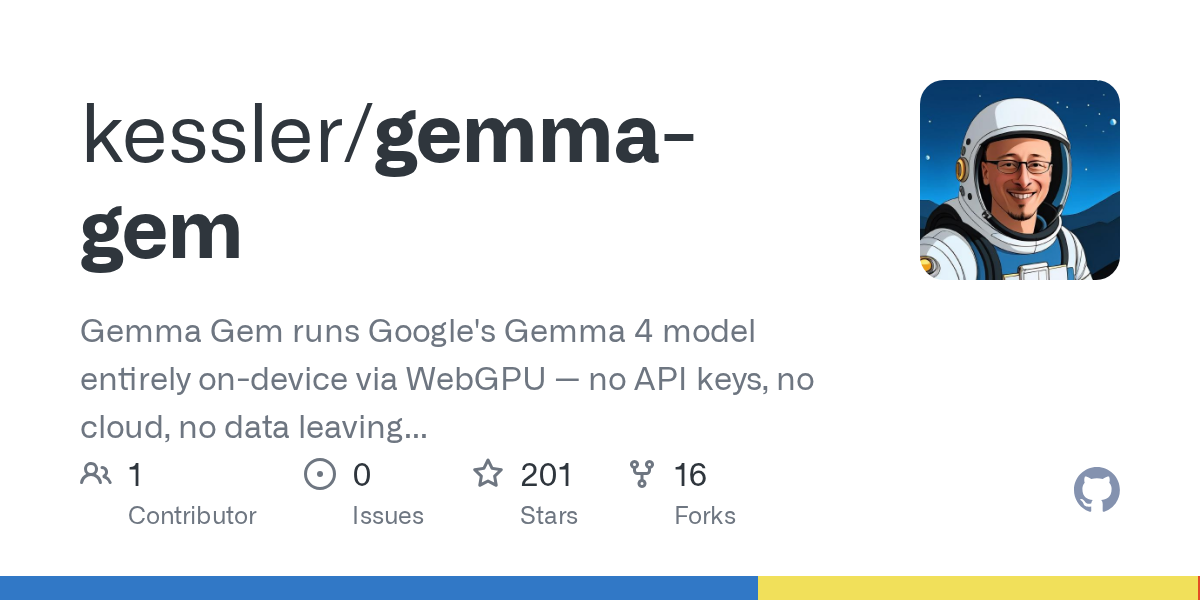 Show HN: Gemma Gem – AI model embedded in a browser – no API keys, no cloud