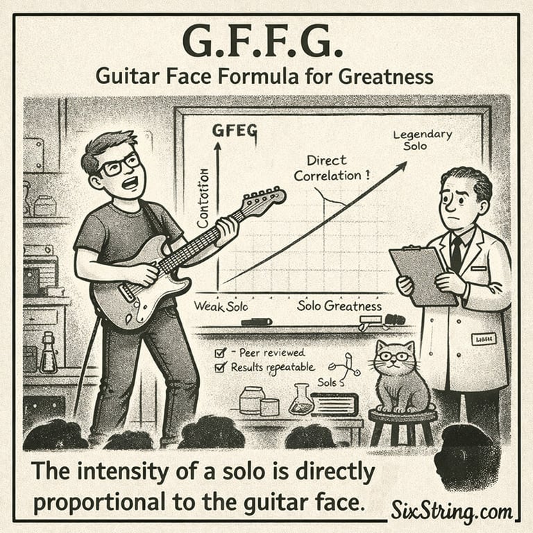 String Theory #30: The Guitar Face Formula for Greatness