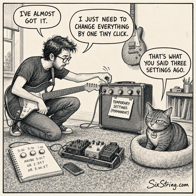 String Theory #54: The Settings You’ll Never Touch Again cartoon image