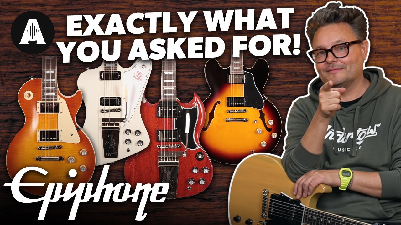 What We've All Been Waiting For! - NEW Epiphone 'Inspired By Gibson Custom' Guitars! - YouTube