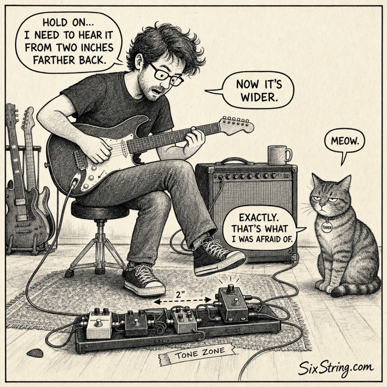 String Theory #53: The One-Foot Tone Test cartoon image