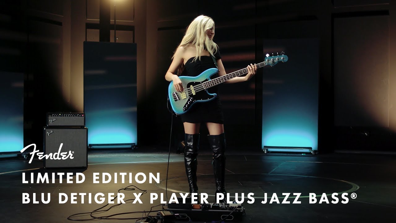 Exploring the Limited Player Plus x Blu DeTiger Jazz Bass&Acirc;&reg; | Fender Artist Signature | Fender - YouTube