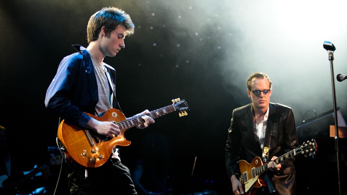Jack Moore (left) and Joe Bonamassa perform onstage