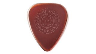 A Jim Dunlop Primetone 1.3mm guitar pick