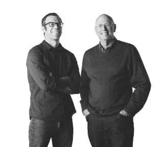 Andy Powers (left) and Bob Taylor
