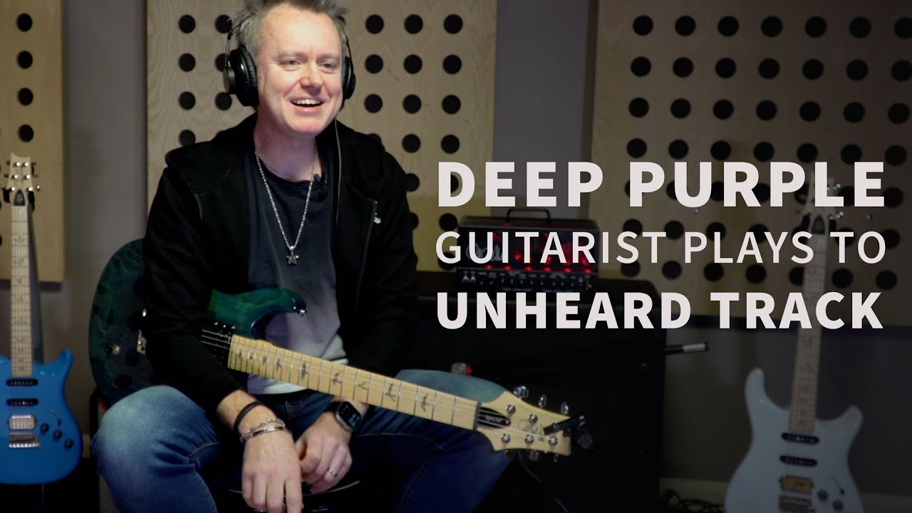 Deep Purple Guitarist Plays to Unheard Track | Simon McBride | PRS Guitars Europe - YouTube