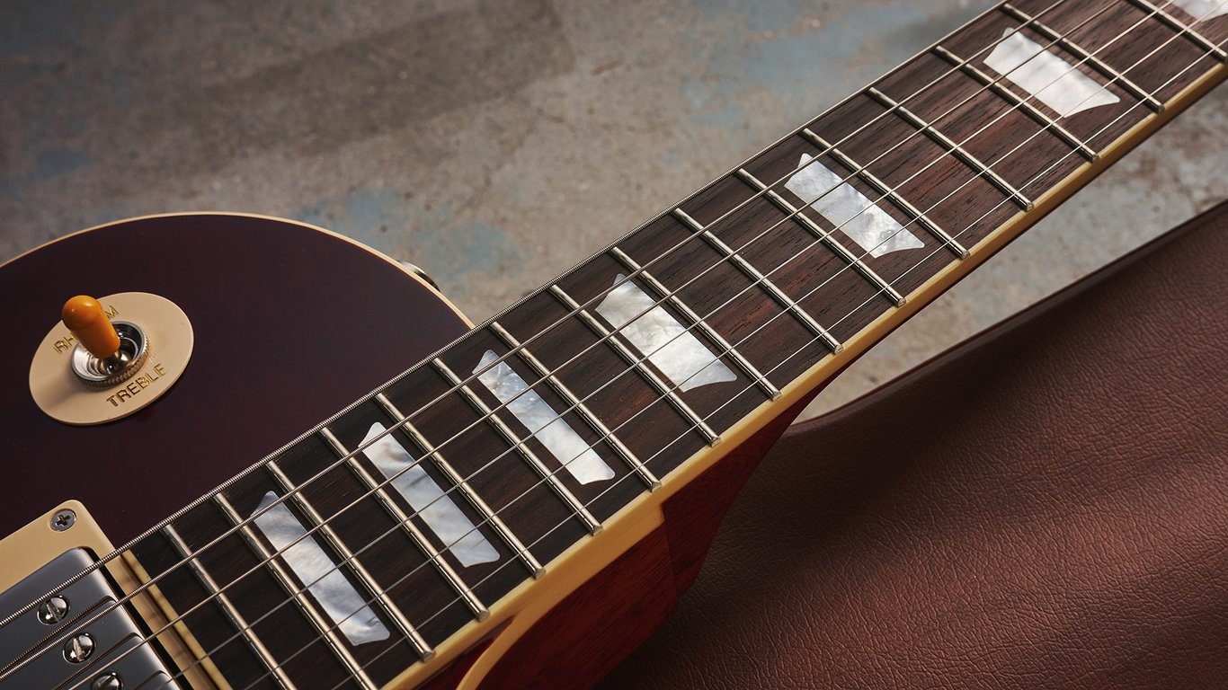 Epiphone Inspire by Gibson Custom 1959 Les Paul Washed Bourbon Burst