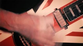 Union Jack St. Vincent Goldie in the Spinal Tap II trailer