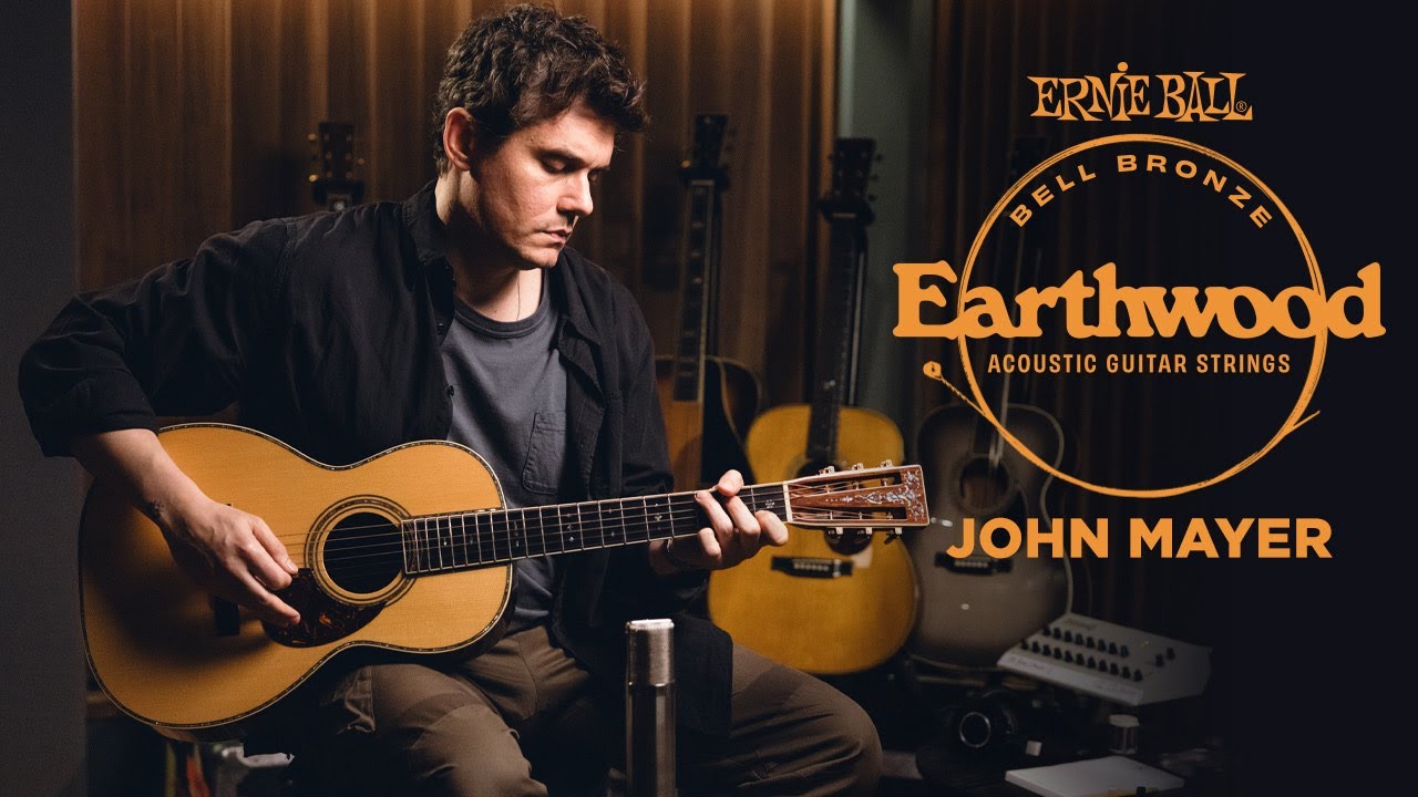 Ernie Ball: Introducing Earthwood Bell Bronze with John Mayer - YouTube