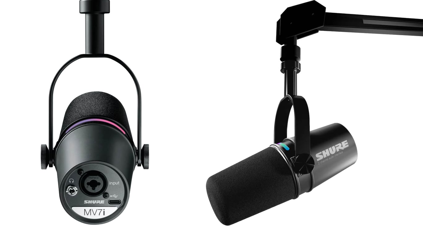 Shure MV7i Smart Microphone & Interface