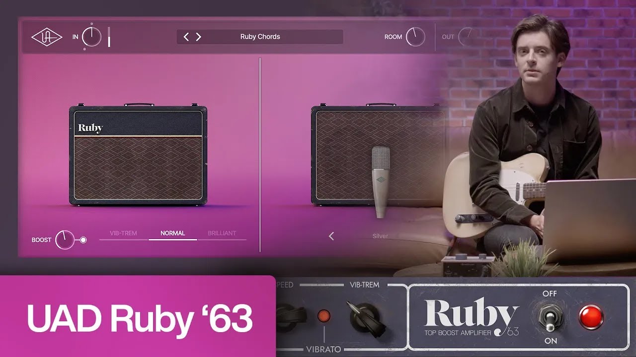 Introducing UAD Ruby &acirc;€˜63 Top Boost Amplifier - YouTube