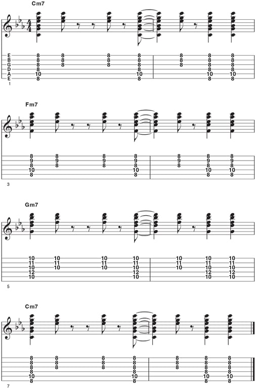 Minor 7 progression