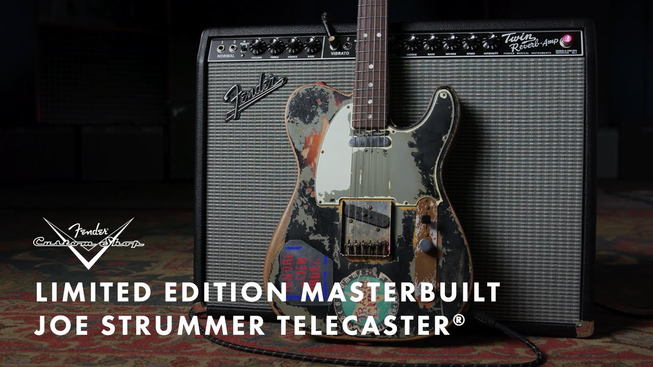 The Limited Edition Master Built Joe Strummer Telecaster | Fender Custom Shop | Fender - YouTube