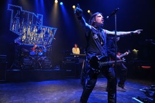 Ricky Warwick performs onstage with Thin Lizzy at O2 Shepherd's Bush Empire in London on December 17, 2012