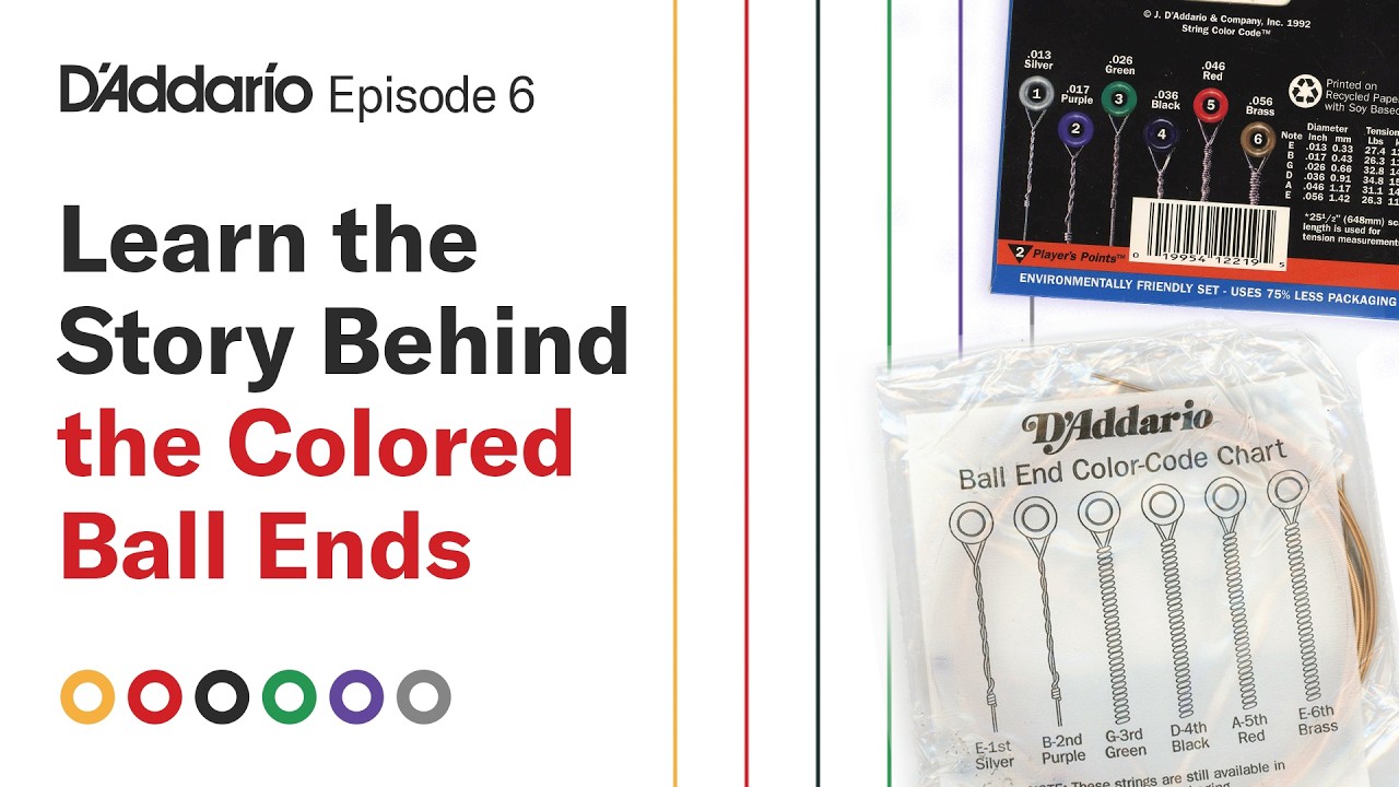 The Story Behind D'Addario's Colored Ball Ends | Jim's Corner Ep. #6 - YouTube