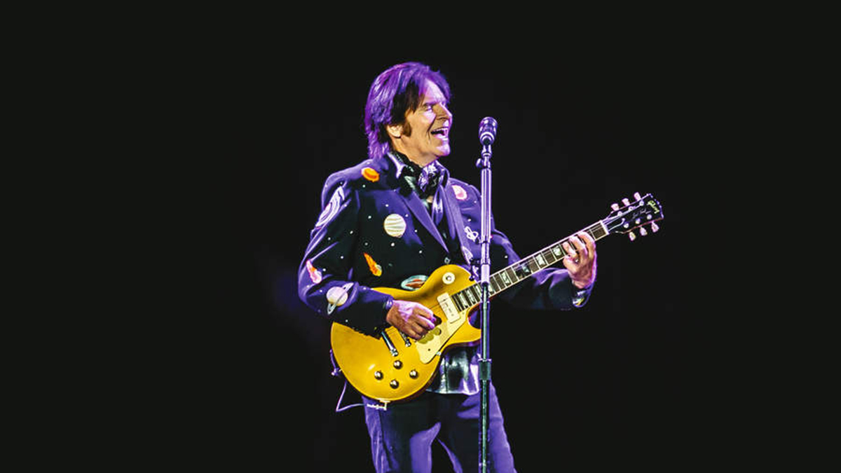 LONDON, UNITED KINGDOM - OCTOBER 25: American musician John Fogerty performing live on stage during Bluesfest at the O2 Arena in London, on October 25, 2018