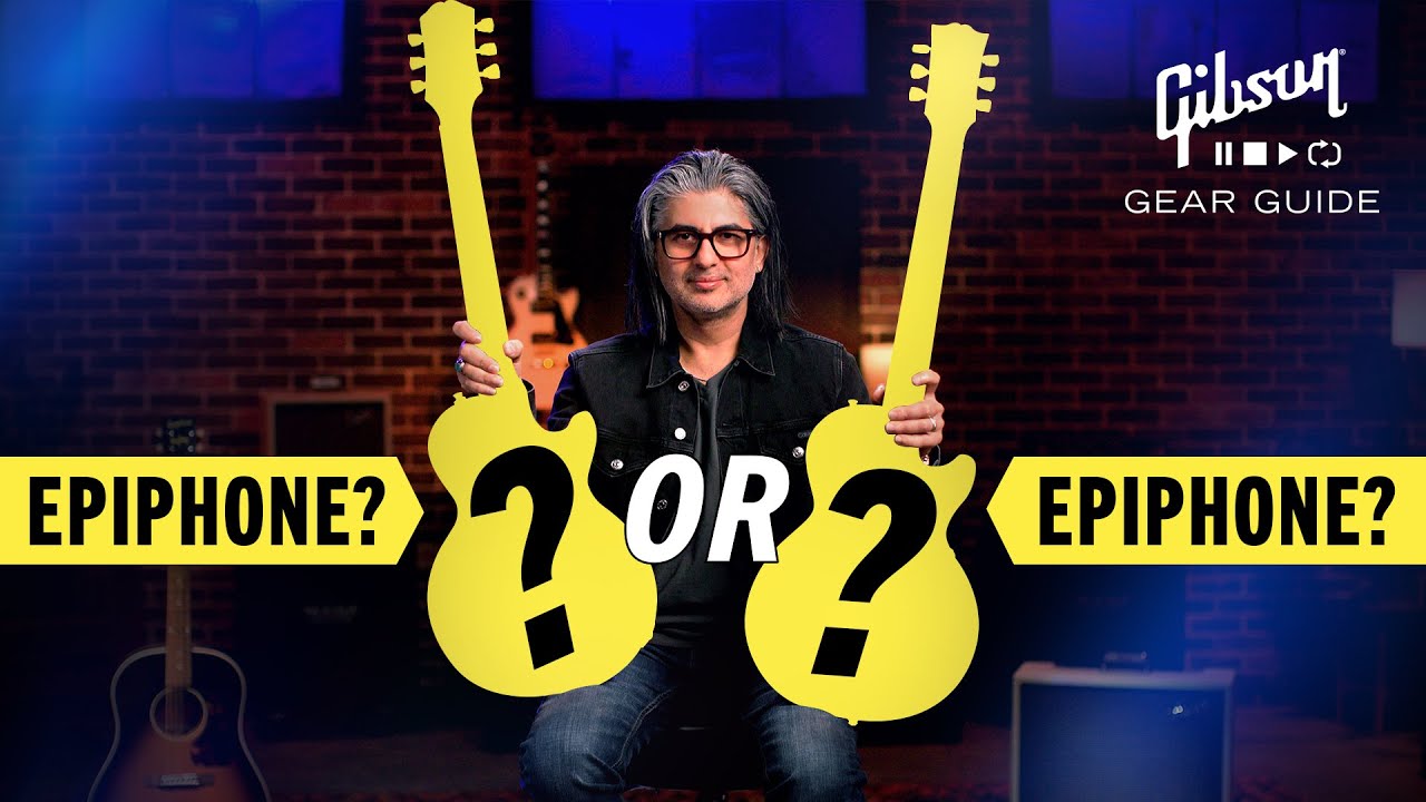 Epiphone Inspired By Gibson OR Inspired By Gibson Custom - What's The Difference? - YouTube