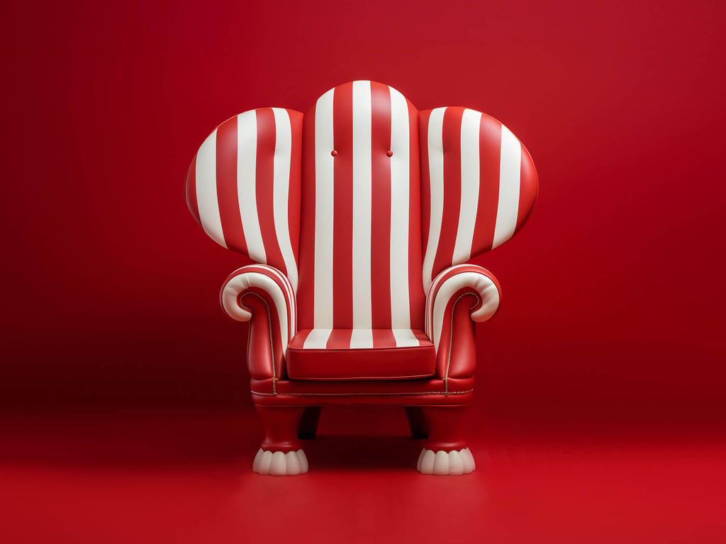 AI-themed armchair