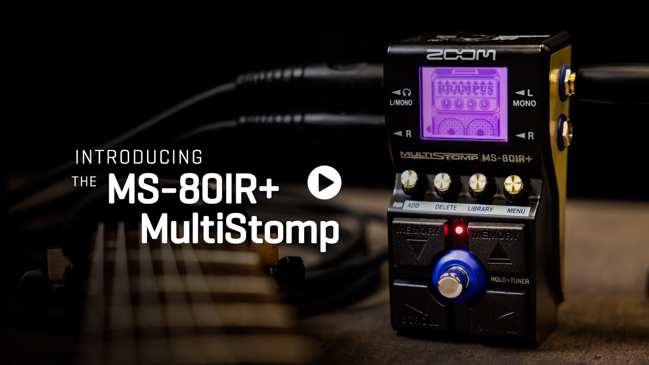 Introducing the Zoom MS-80IR+ MultiStomp - YouTube