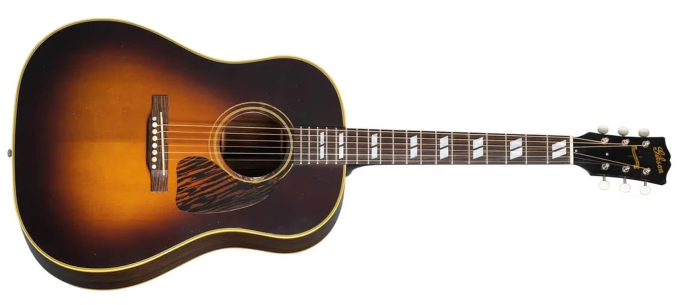 Gibson 1942 Banner Southern Jumbo Vintage Sunburst Light Aged