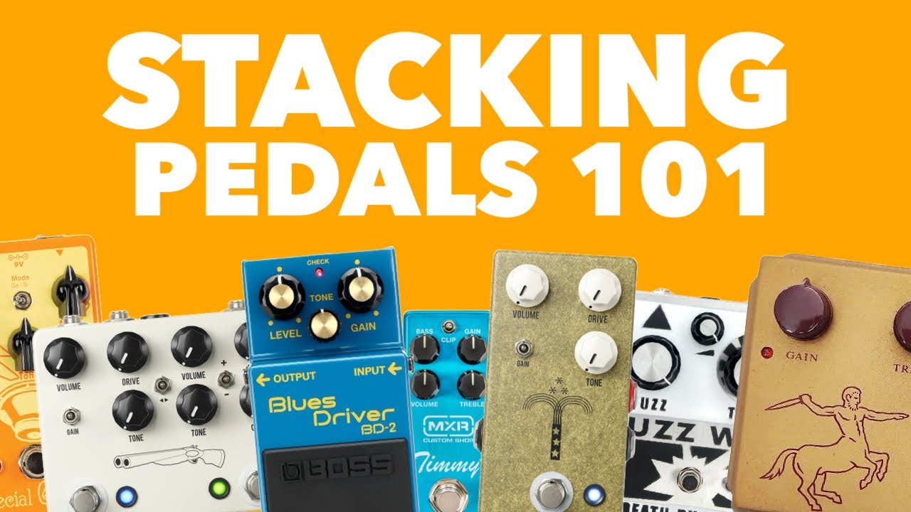 How to Stack Guitar Pedals - YouTube