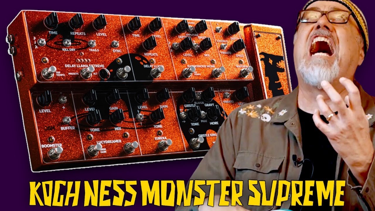 JAM pedals | Koch Ness Monster Supreme | Greg Koch Signature Multipedal - YouTube