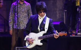 Jeff Beck performs in New York City on October 10, 2013