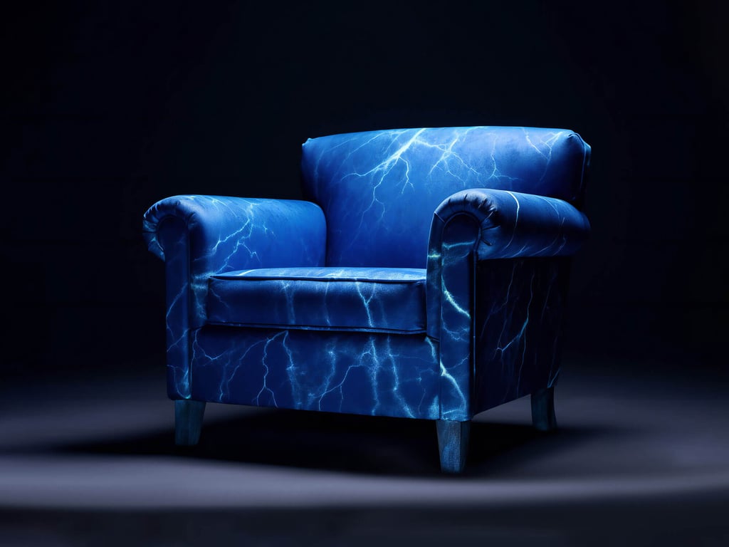 AI-themed armchair