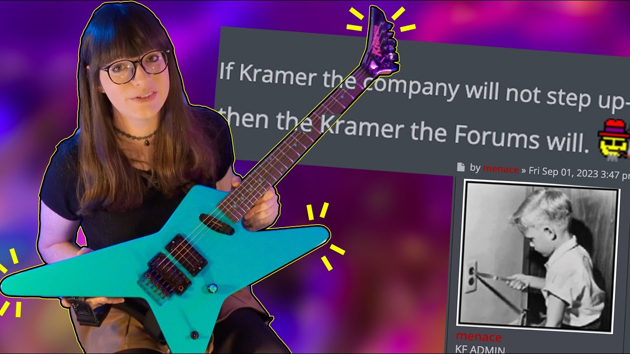 The Kramer Forums made me a guitar when Kramer wouldn't! - YouTube