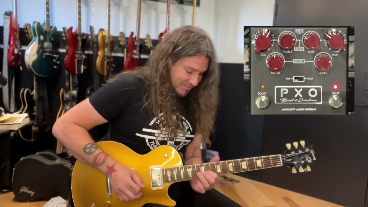 Phil X plays the J. Rockett PXO overdrive /Boost pedal PT 1. - YouTube
