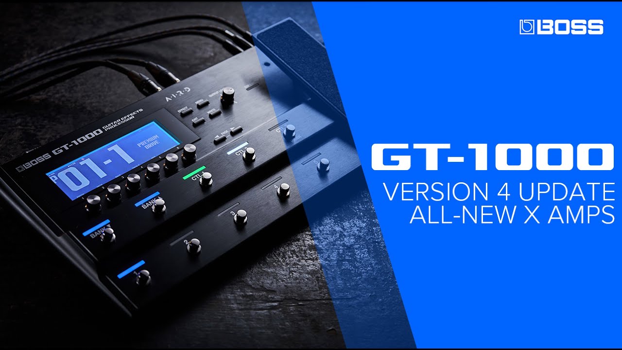 BOSS GT-1000 Version.4 Update | Sound Examples (no talking) - YouTube