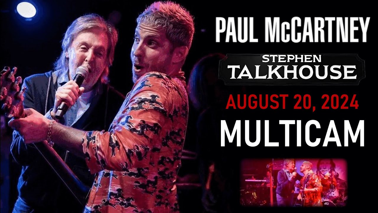 Paul McCartney, Chad Smith & Andrew Watt Live At The Stephen Talkhouse - 20 August 2024 (Multicam) - YouTube