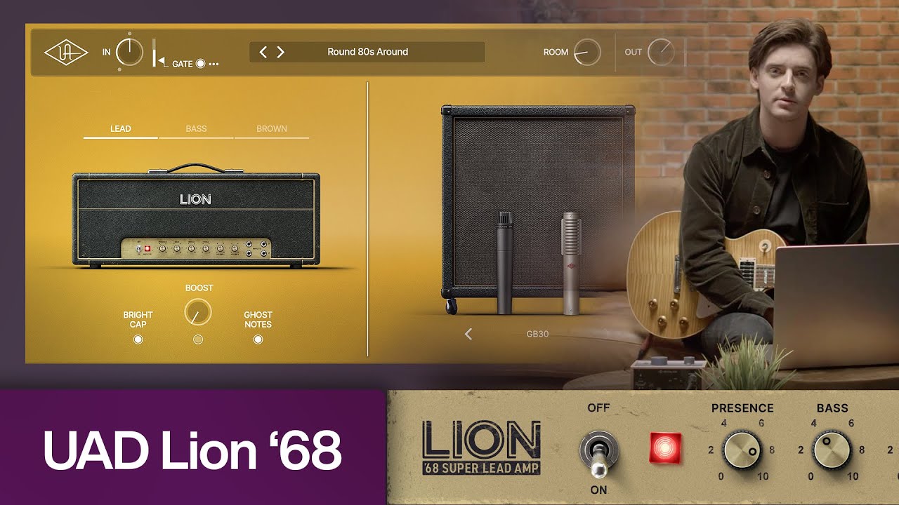 Introducing UAD Lion &acirc;€˜68 Super Lead Amp - YouTube