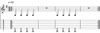Down Picking Example 1