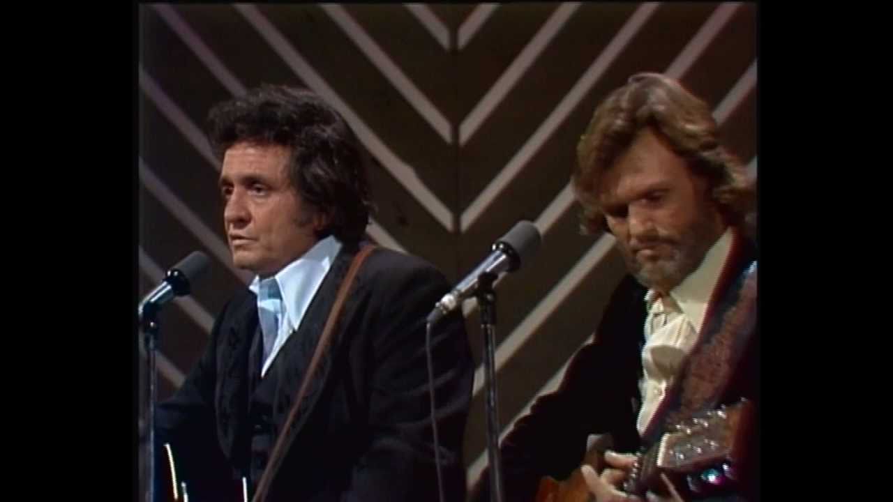 Kris Kristofferson & Johnny Cash - Sunday morning coming down (1978 Johnny Cash Christmas Show) - YouTube