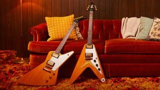Gibson Custom Shop Collector's Edition 1958 Korina Flying V and Explorer