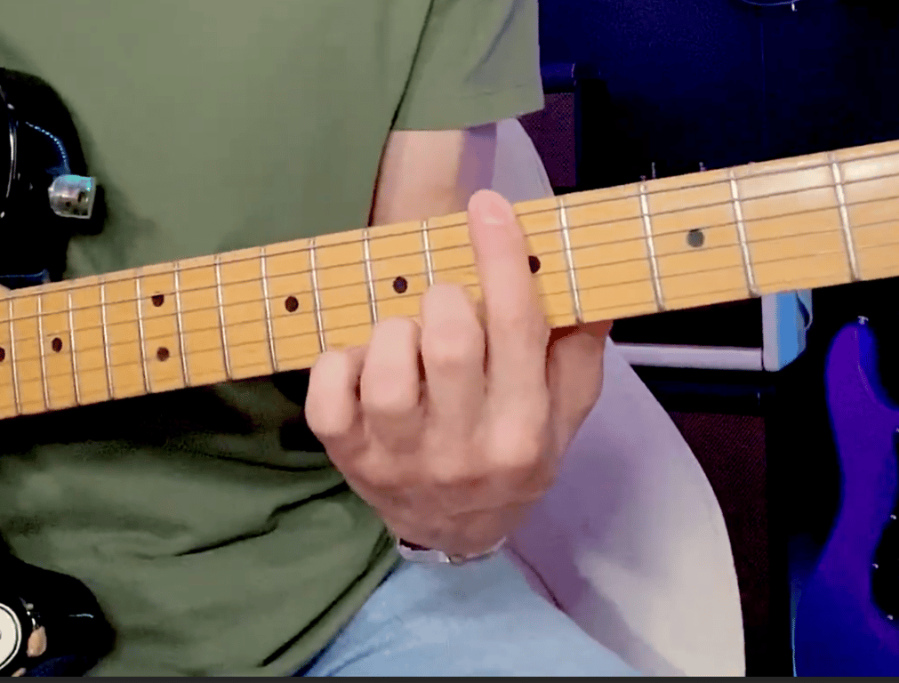 first finger barre chord