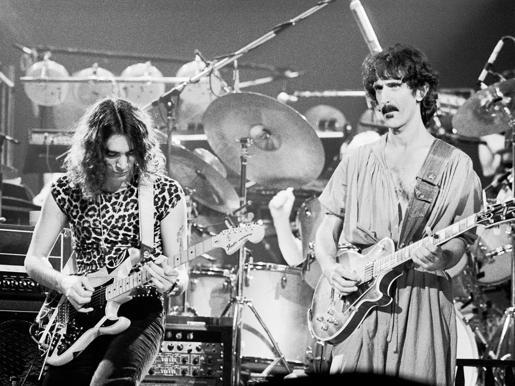 [L-R] Steve Vai and Frank Zappa